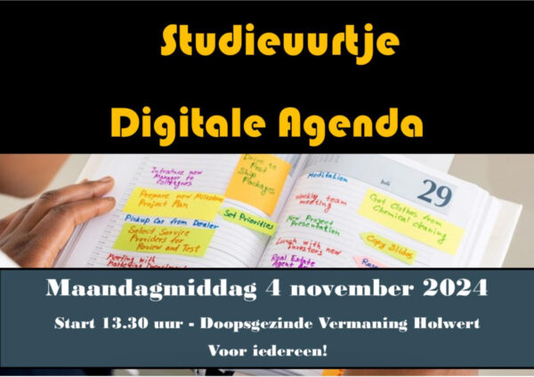 Studie-uur digitale agenda