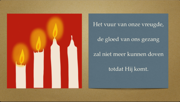 Duo-Viering Derde Advent in Blije