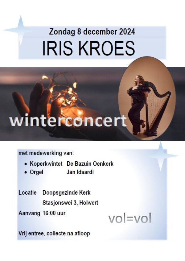 WINTERCONCERT IRIS KROES