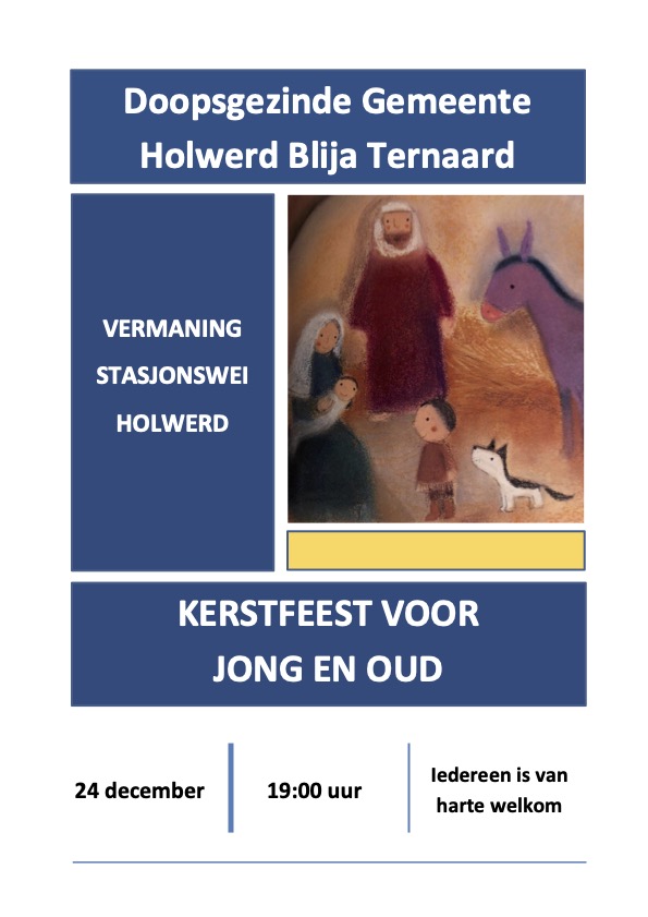 Kerstfeest voor jong en oud. Wees welkom!