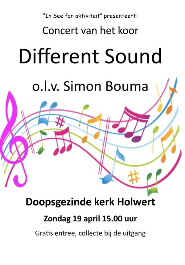 Optreden van het koor “Different Sound”